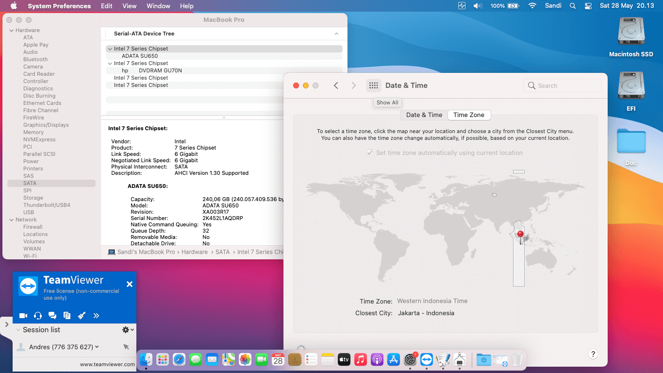 HP EliteBook 2570P 2nd [IvyBridge   Intel HD 4000 + PS2]   OpenCore 7